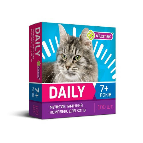 

Вітаміни «Daily» для котів 7 + РОКІВ