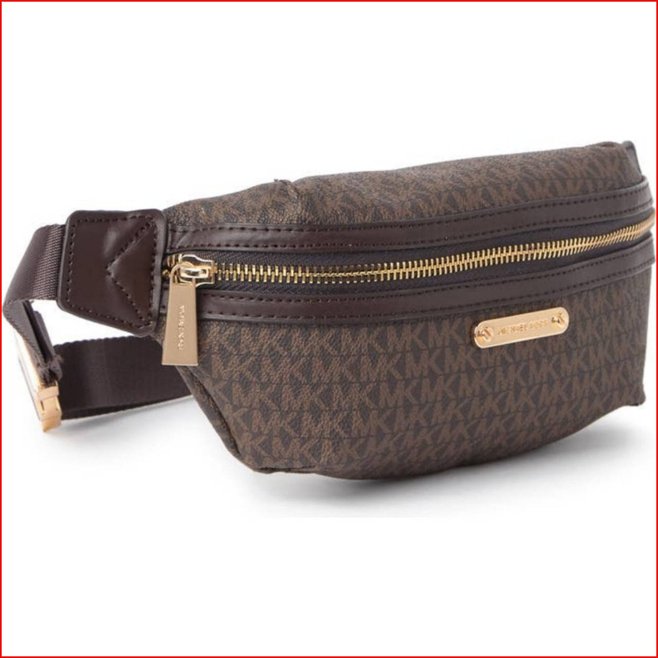 

Женская поясная сумка-бананка Michael Kors Logo Branded Belt Bag ОРИГИНАЛ, Коричневый