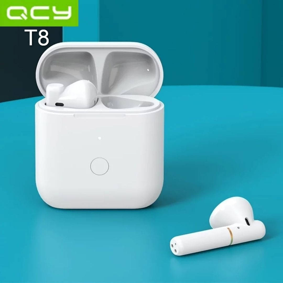 

Беспроводные наушники QCY T8 White TWS Bluetooth, Белый