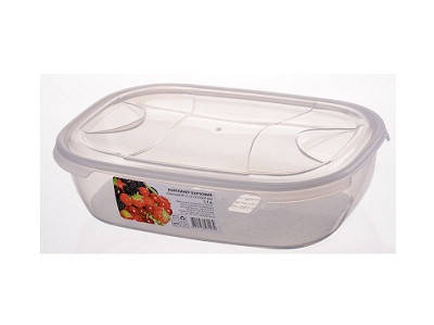 

1,1л. Контейнер пищевой Oval Multi Set (21,7 * 15 * 5,8см) "AL-Plastik"