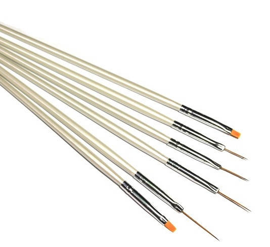 

Набор кистей для росписи ногтей ( 6 шт)