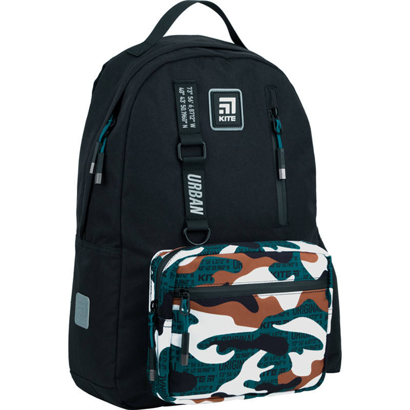 

Рюкзак Kite Education teens K22-949M-2 + бафф, Черный