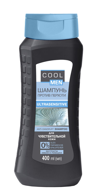 

Шампунь проти лупи 400 мл ULTRASENSITIVE Cool Men