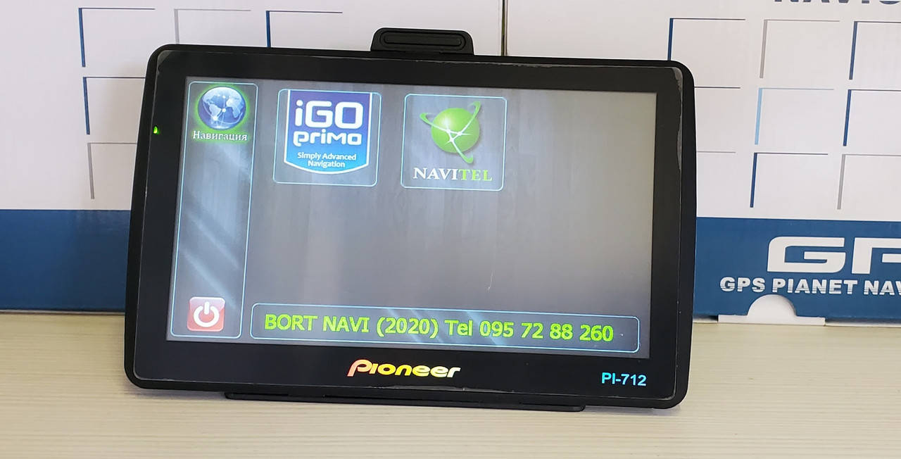 

GPS навигатор Pioneer 7" PI 712 IGO Европа Грузовой