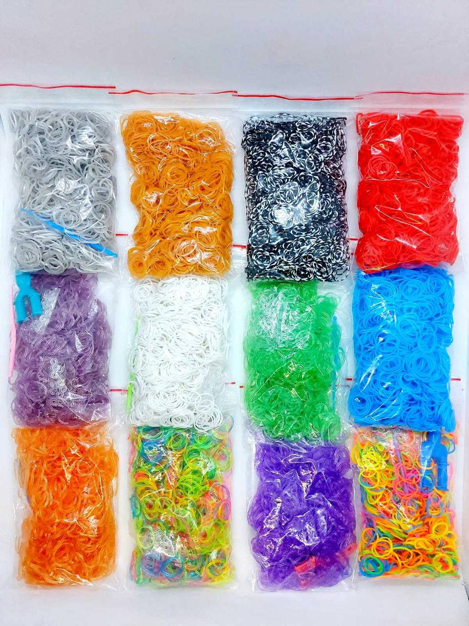 

Резинки для плетения браслетов Colorful Loom Bands 12000 шт!