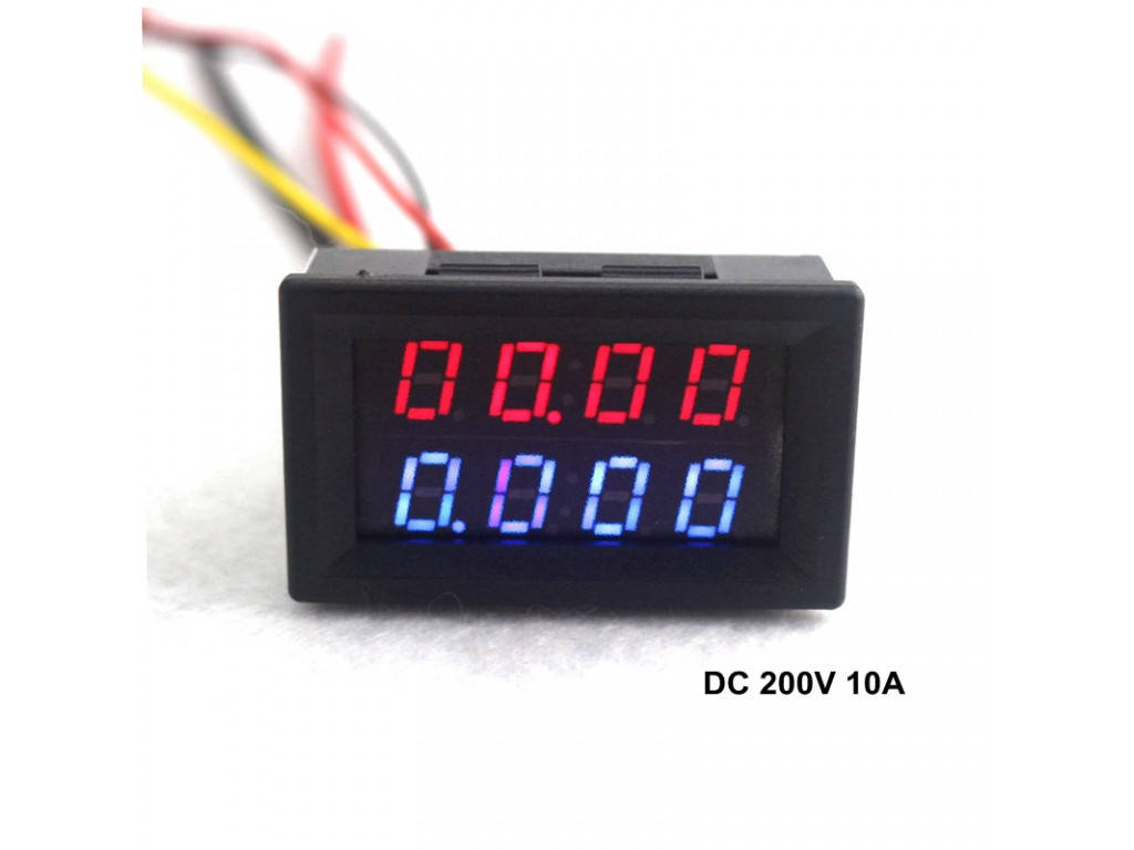 

Вольтметр / Амперметр 0.01-100V 10A 4-знака