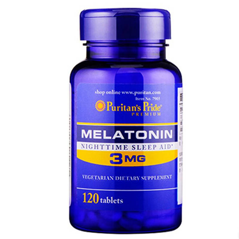 

Мелатонин, Melatonin, Puritan's Pride, 3 мг, 120 таблеток