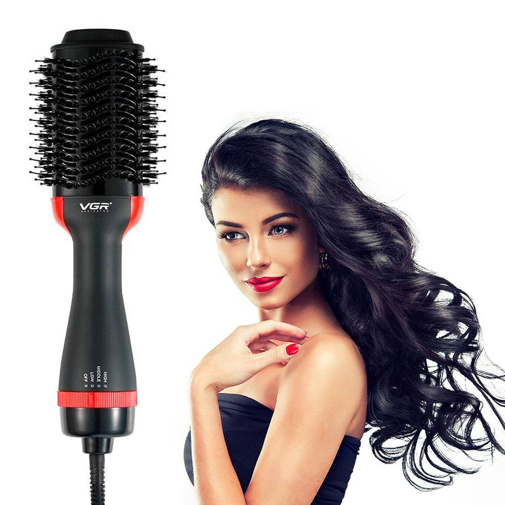 

Профессиональная Фен-щетка для укладки волос VGR V416 1000W / Воздушный стайлер