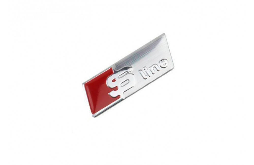 

Эмблема логотип шильдик Audi S-line на руль