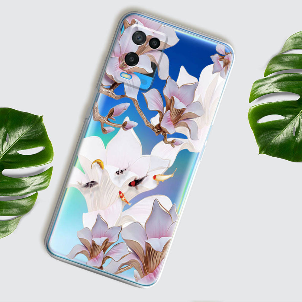 

Чехол BoxFace для Oppo A54 с принтом Magnolia, Прозрачный