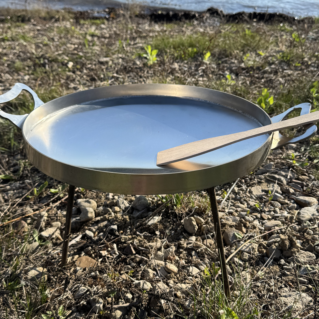 Сковорідка з нержавіючої сталі 40см