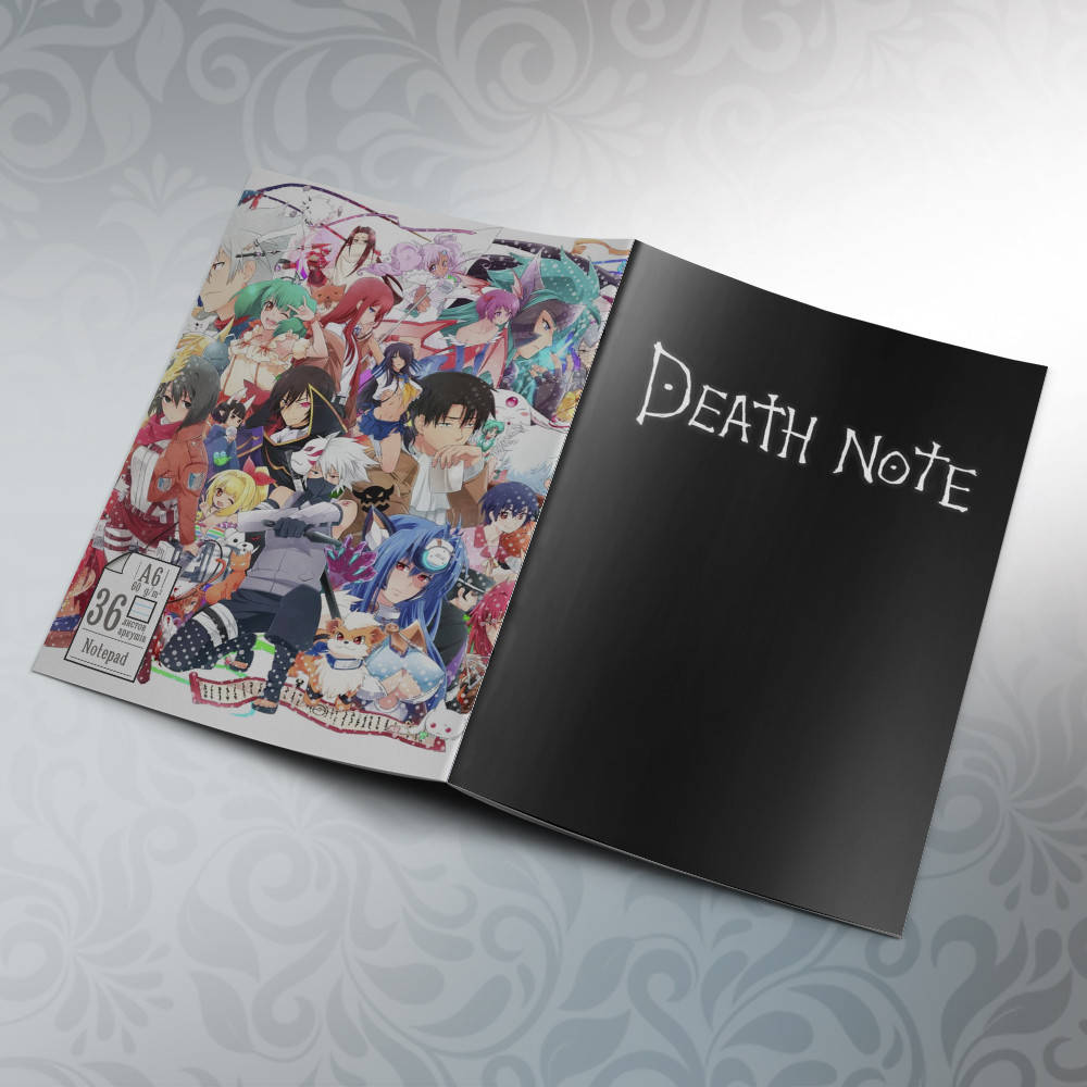 

Блокнот Аниме А6 на скобе Death note 36 листов 05