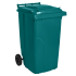 

Мусорный бак на колесах 120л, пластик,Украина Алеана, Украина, Зеленый