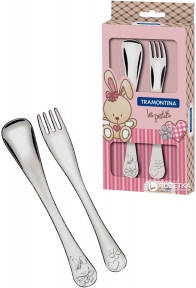 

Детские столовые приборы Tramontina Baby Le Petit pink 66973/015 (2 пр), Розовый