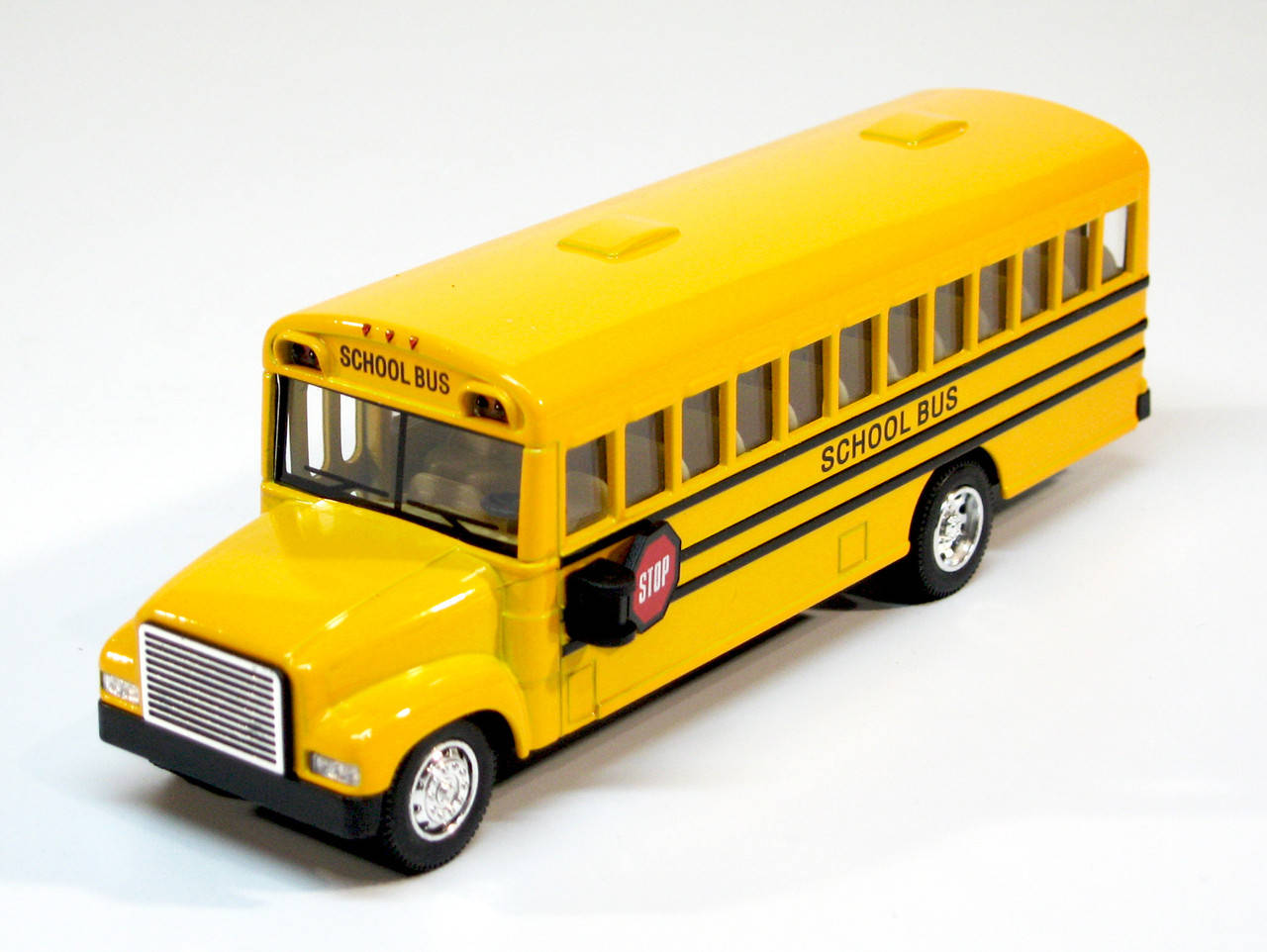 

Машина модель металлическая KS6501W School bus, Желтый