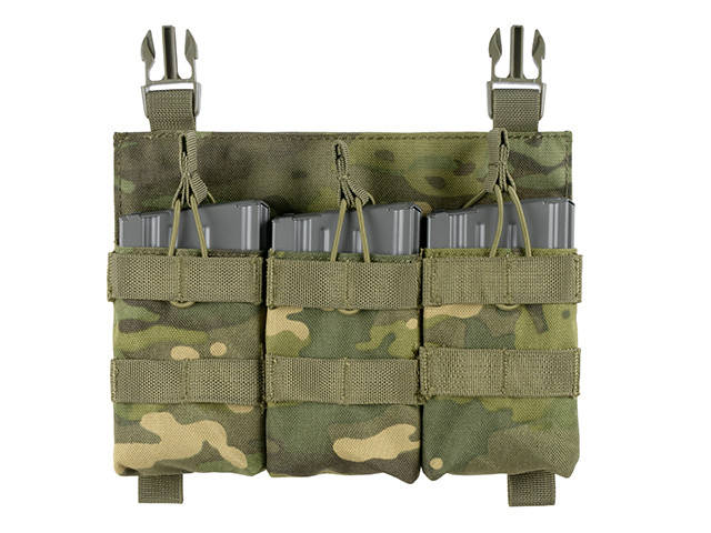 

Тройной Подсумок Для Магазинов Buckle Up Sr25 / Ar-10 / M14 / Scar-H - MТ Зеленый камуфляж, Зелёный