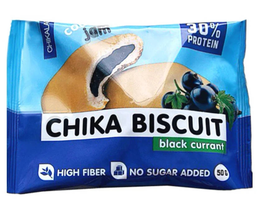 

Протеиновое бисквитное печенье Chikalab CHIKA BISCUIT Черная Смородина (50 грамм)