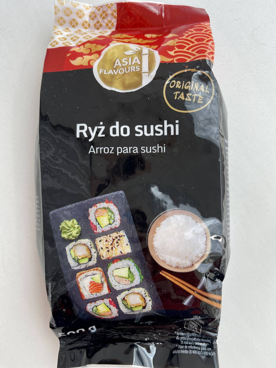 

Рис для суши Asia Flavours Rice - Sushi Rice 500г Вьетнам