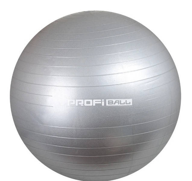 

Мяч для фитнеса Фитбол 55см Profi Ball Серебро