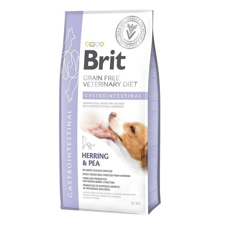 

Brit Veterinary Diet Dog Grain Free Gastrointestinal 2кг - беззерновая диета при гастроэнтеритах