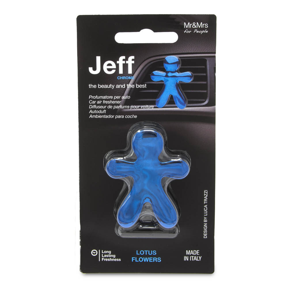 

Ароматизатор в машину Mr&Mrs JEFF CHROME Lotus Flowers - Chrome Light Blue