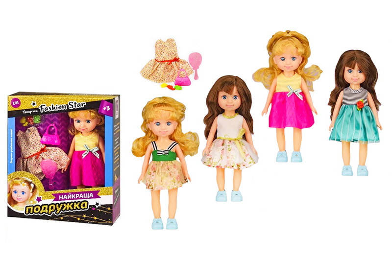 

Кукла "Найкраща подружка", 4 вида, с аксессуарами, PL519-1001, лялька