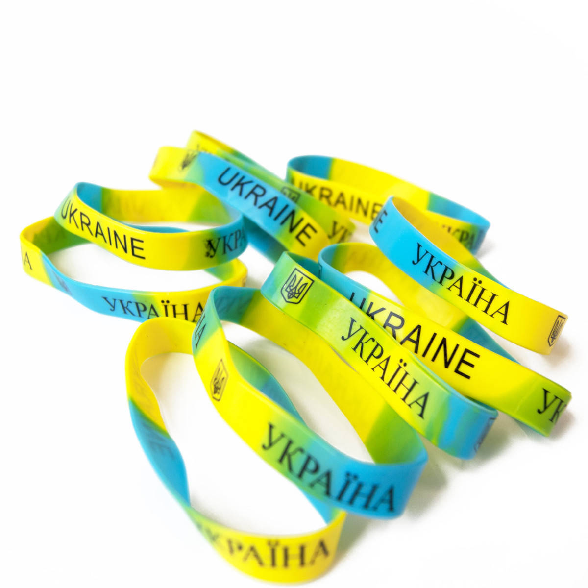 

Браслет силиконовый Ukraine (уп 10 шт)