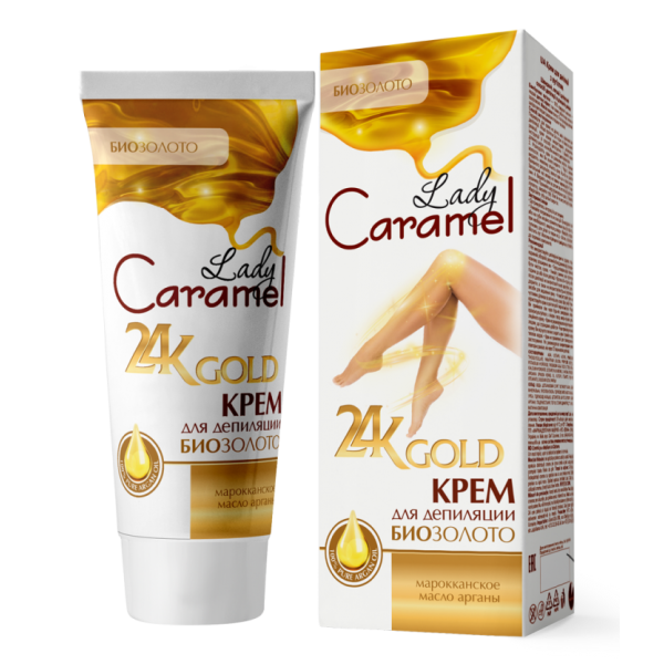 

Крем для депиляции тела Lady Caramel 24K Gold, 200 мл