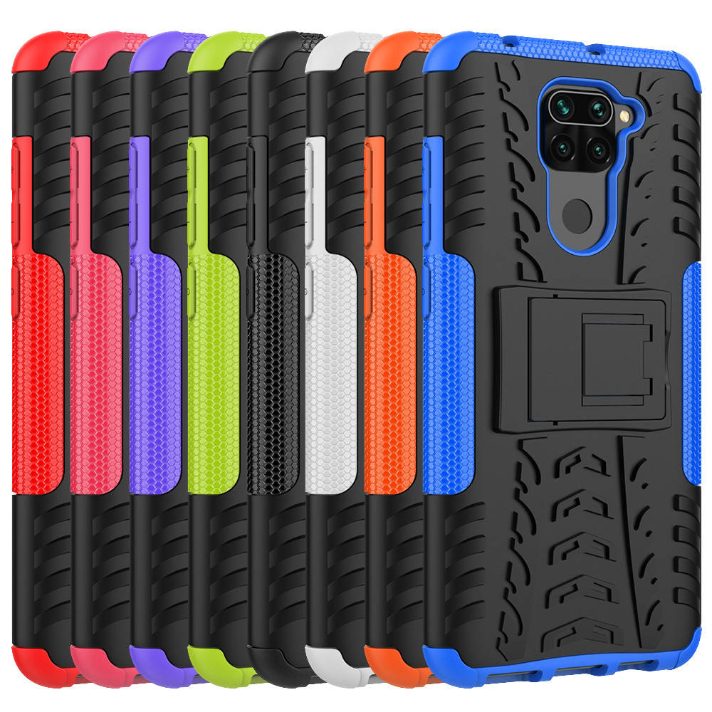 

PC + TPU чехол Armor для Xiaomi Redmi Note 9 (8 цветов), Разные цвета