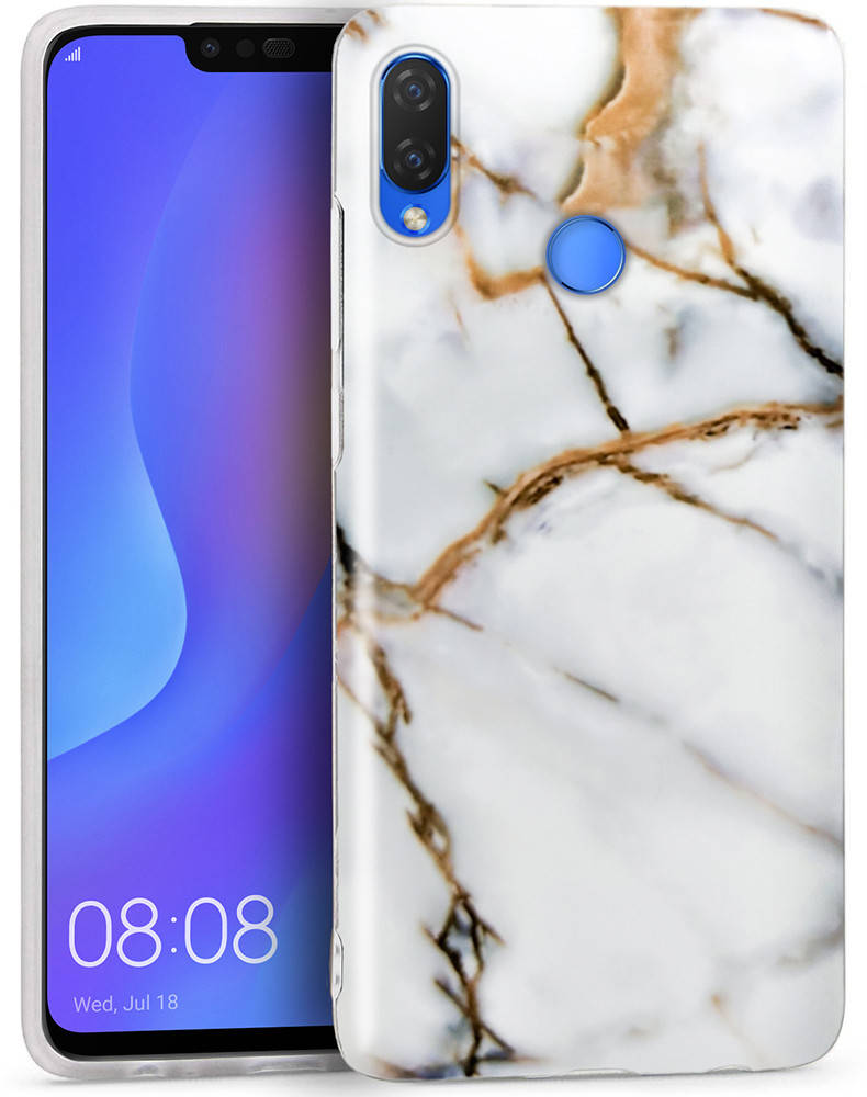 

Мраморный Чехол Glossy Marble Huawei P Smart Plus (Хуавей П Р Смарт Плюс)