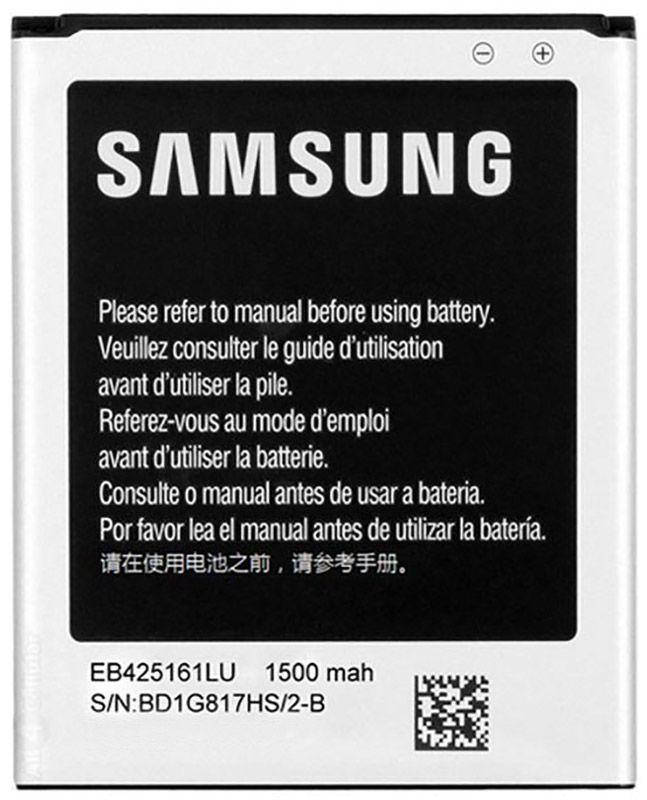 

Аккумулятор Samsung i8160 Galaxy Ace 2 / EB425161LU (1500 mAh) 12 мес. гарантии