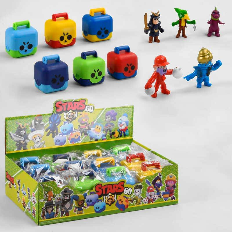 

Игрушечные мульт Герои Brawl Stars в чемоданчиках набор из 12 шт 200956