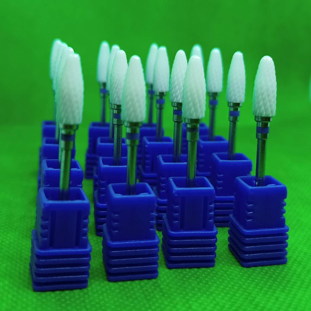 

Фреза керамическая для маникюра "Кукуруза",среднезернистая (синяя), Синий