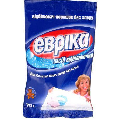 

Евріка Відбілюючий порошок з активним киснем, без хлору, 75 г