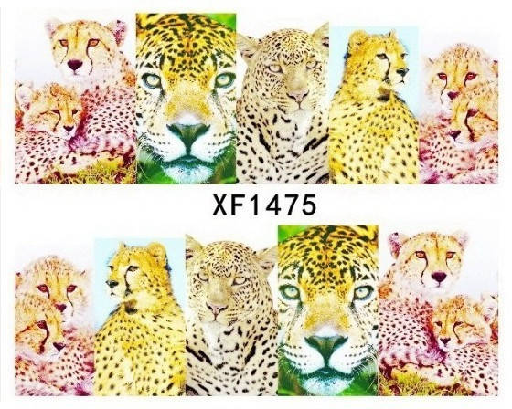 

Слайдер дизайн, водные наклейки на ногти для маникюра XF (YZW) 1475, Разные цвета