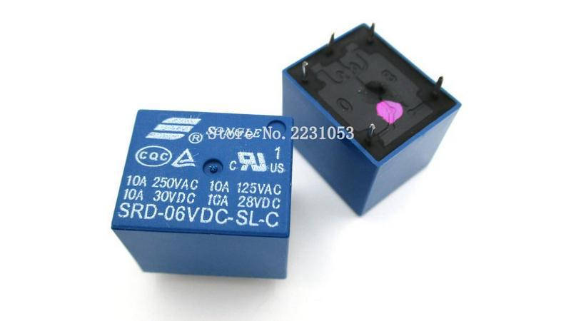 

Реле электромагнитное SRD-06VDC-SL-C Arduino PIC AVR (12735)