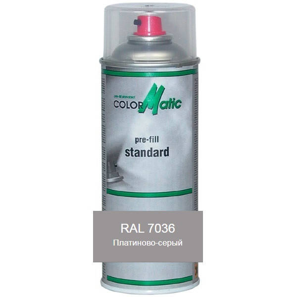 

Аэрозольная акриловая краска RAL 7036 Mobihel (платиново-серый)