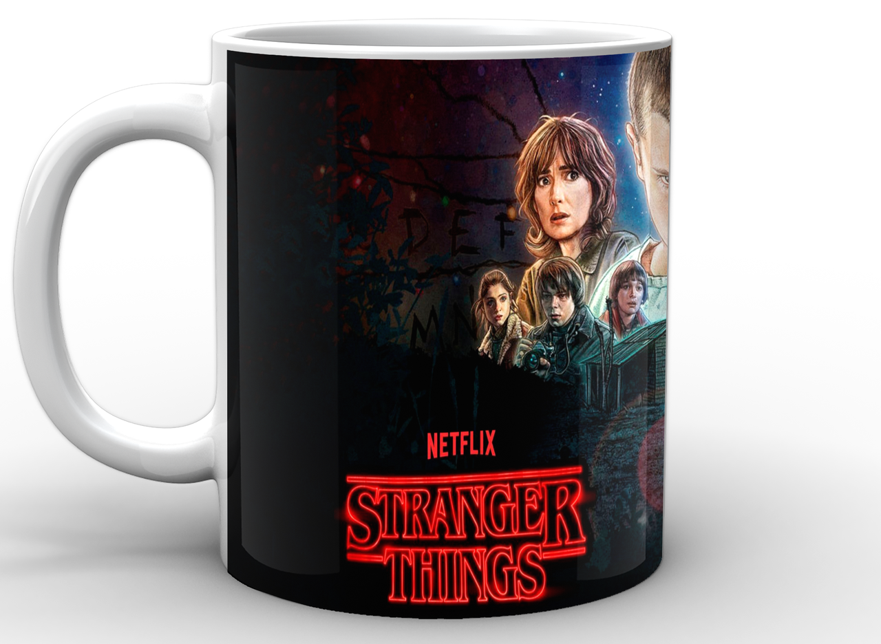 

Кружка GeekLand Stranger Things Очень странные дела постер ST.02.021, Белый
