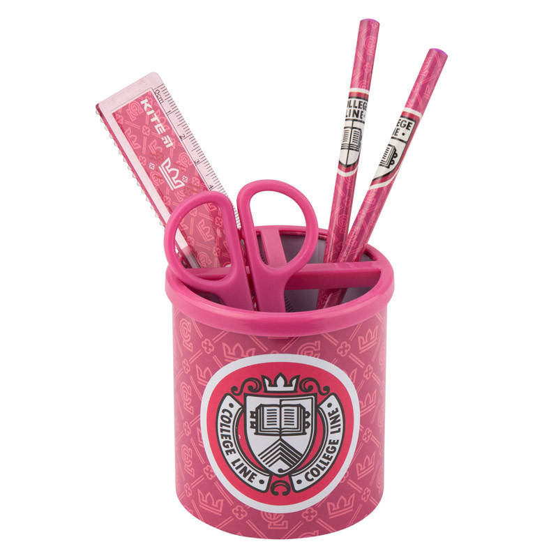 

Набор настольный круглый College Line Kite K19-205-01, Розовый