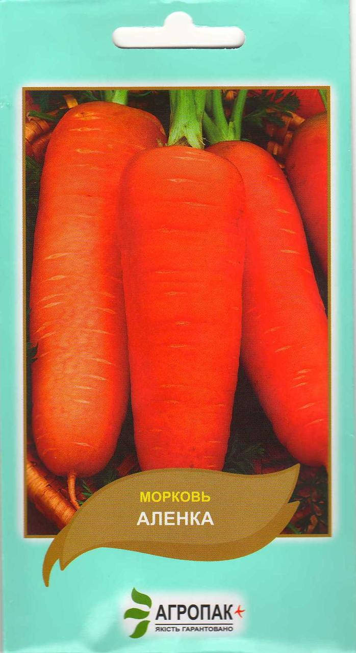 

Семена морковь Аленка 2г. Агропак плюс