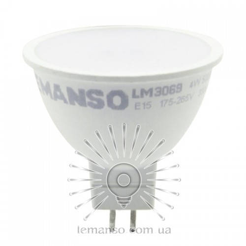 

Лампочка Lemanso св-ая MR16 4W 370LM 6500K 175-265V матовая / LM3069