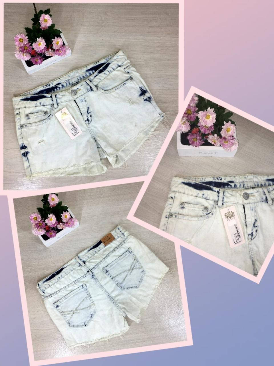 

Женские модельные джинсовые шорты, Голубой