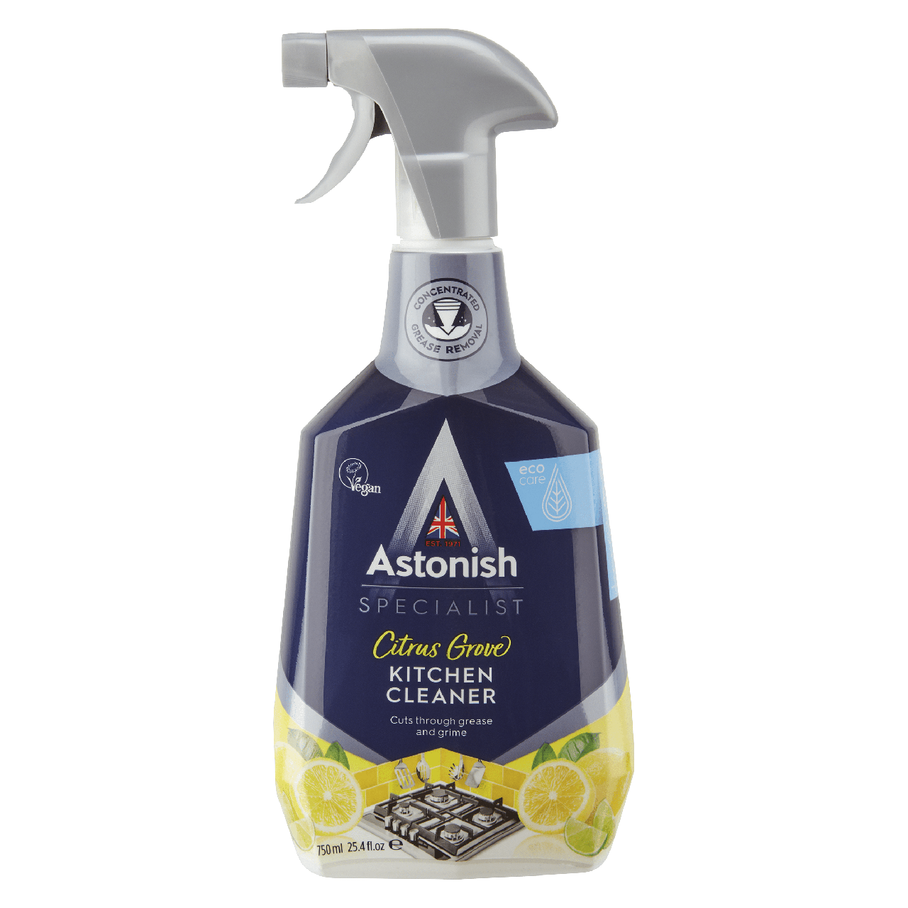 

Средство для очистки кухни Astonish Kitchen Cleaner с ароматом лимона 750 мл
