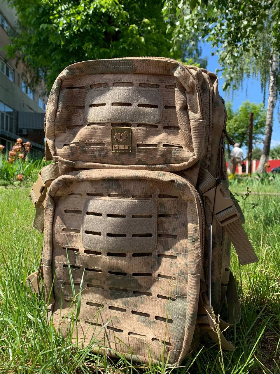 

Тактический рюкзак 45л, военный рюкзак койот, портфель для военного ЗСУ, Камуфляж