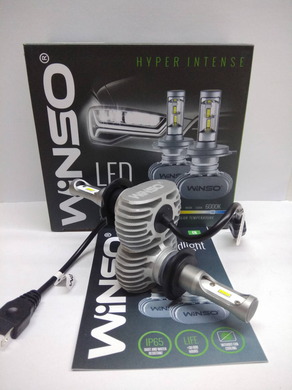 

Автолампы LED Winso CSP H7 8000LM 50W 12V