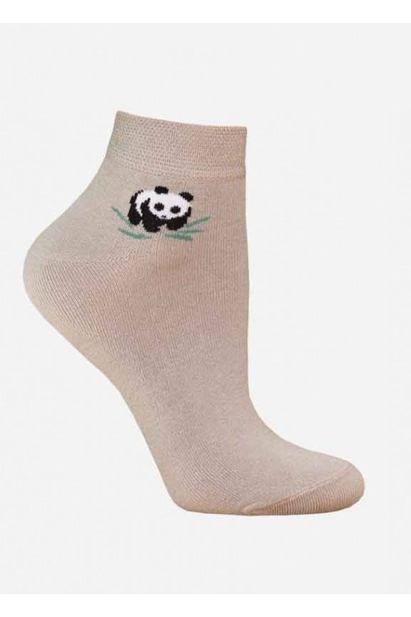 

Носки женские Брестские Bamboo 1502 (025) укороченные, 23 (36-37), песочный