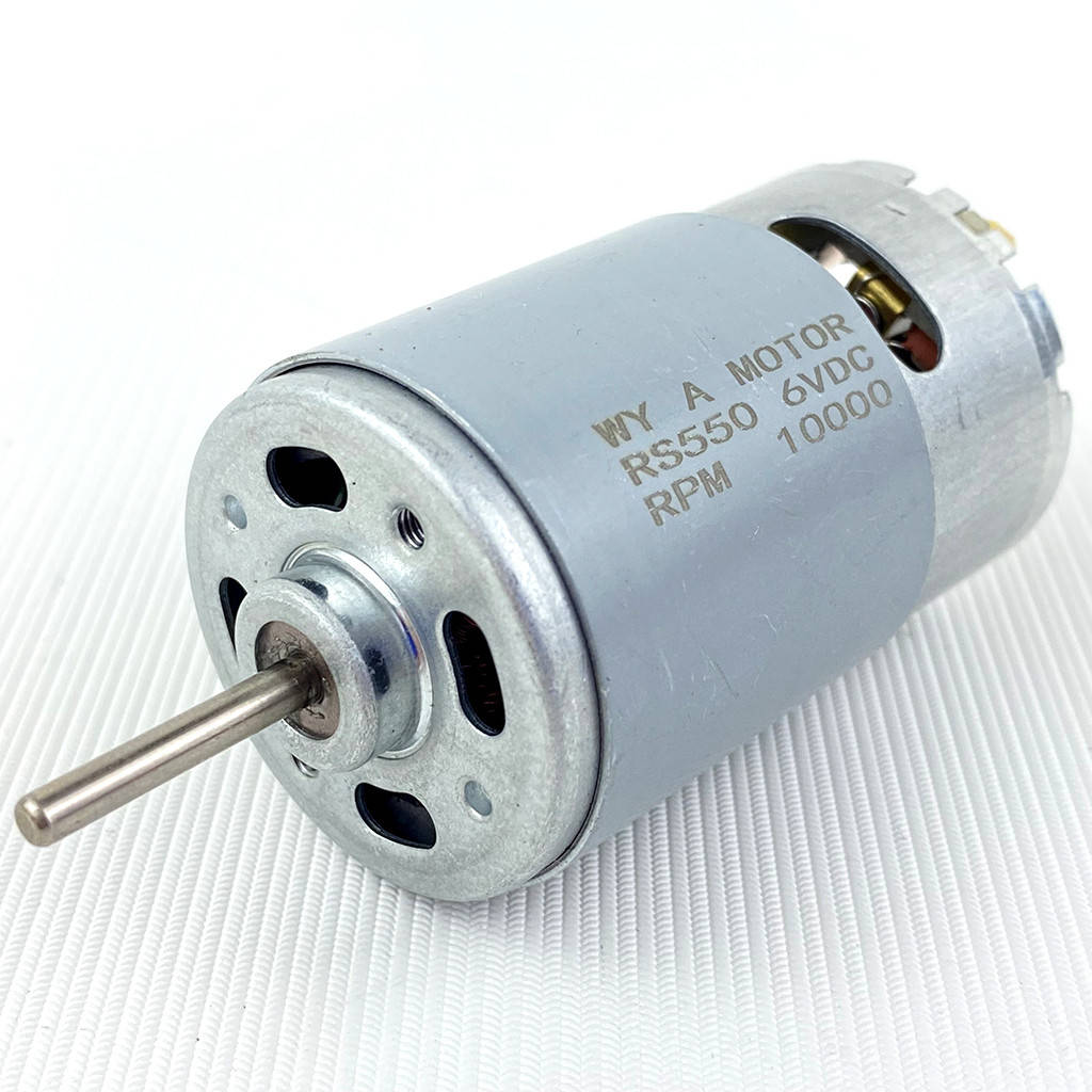 

Двигун (RS-550 6V 10000 rpm) редуктора дитячого електромобіля
