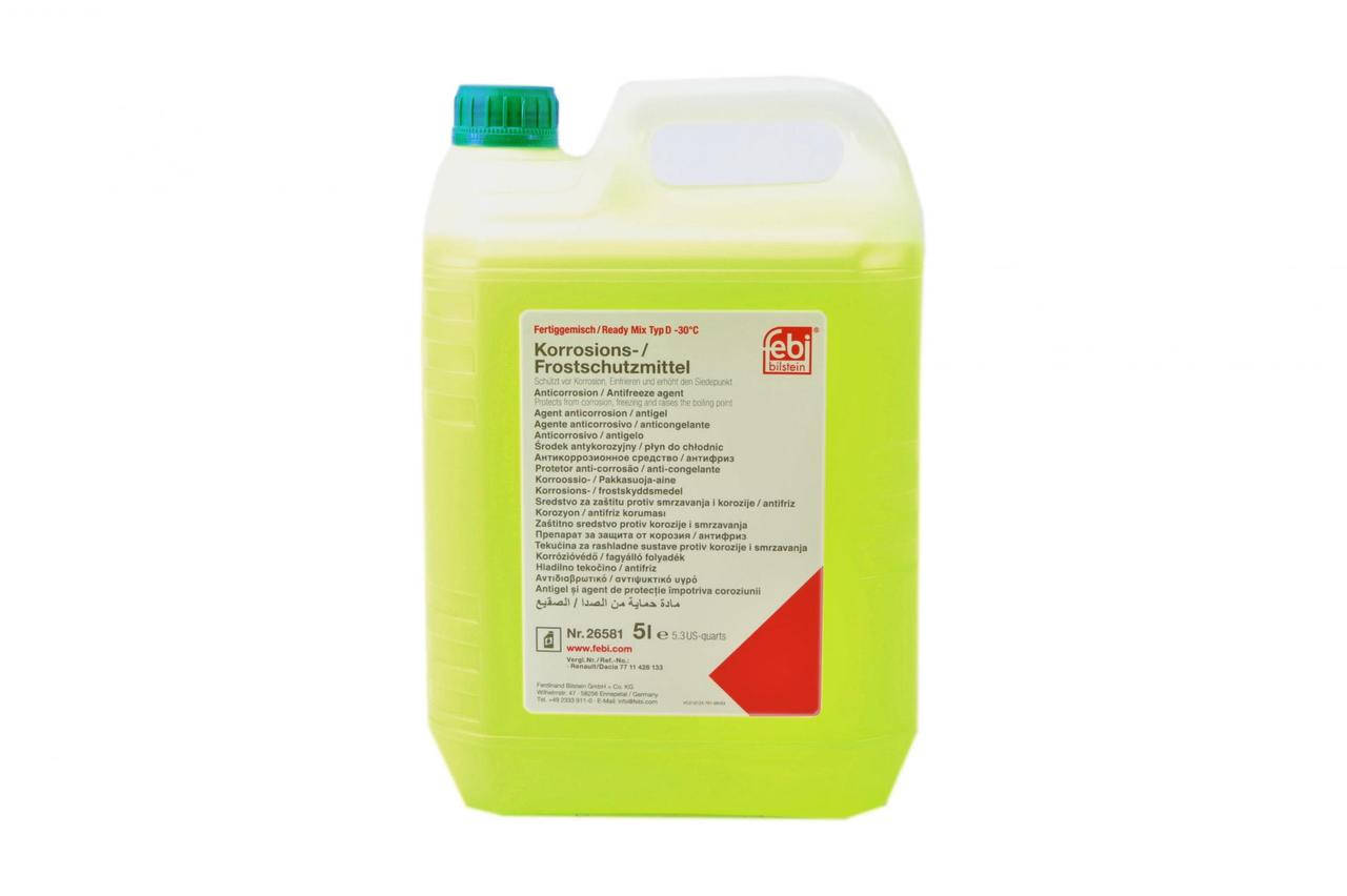 

FEBI (Германия) 26581 - Антифриз зелёный (Glaceol RX Type D) 5л (готовый к применению -30°C)