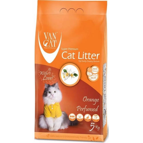 

Бентонітовий наповнювач для кошачого туалету Van Cat Orange 5 кг