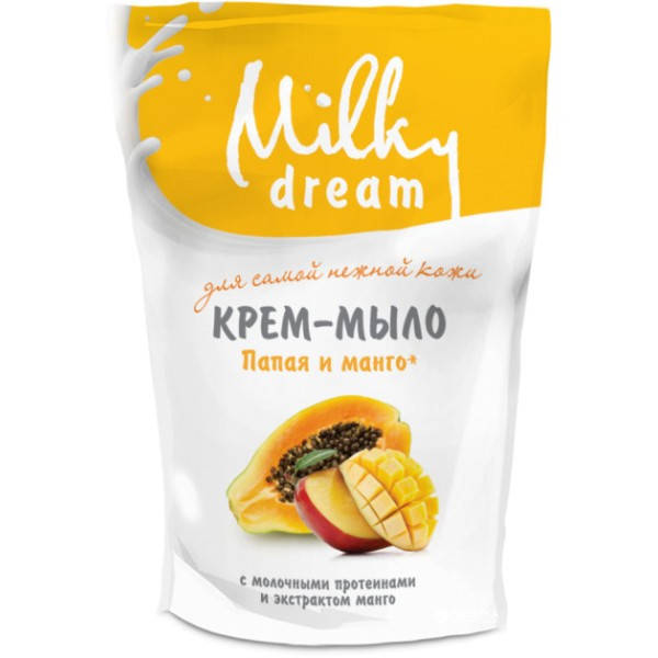 

Жидкое крем-мыло Milky Dream Папайя и манго, 500 мл